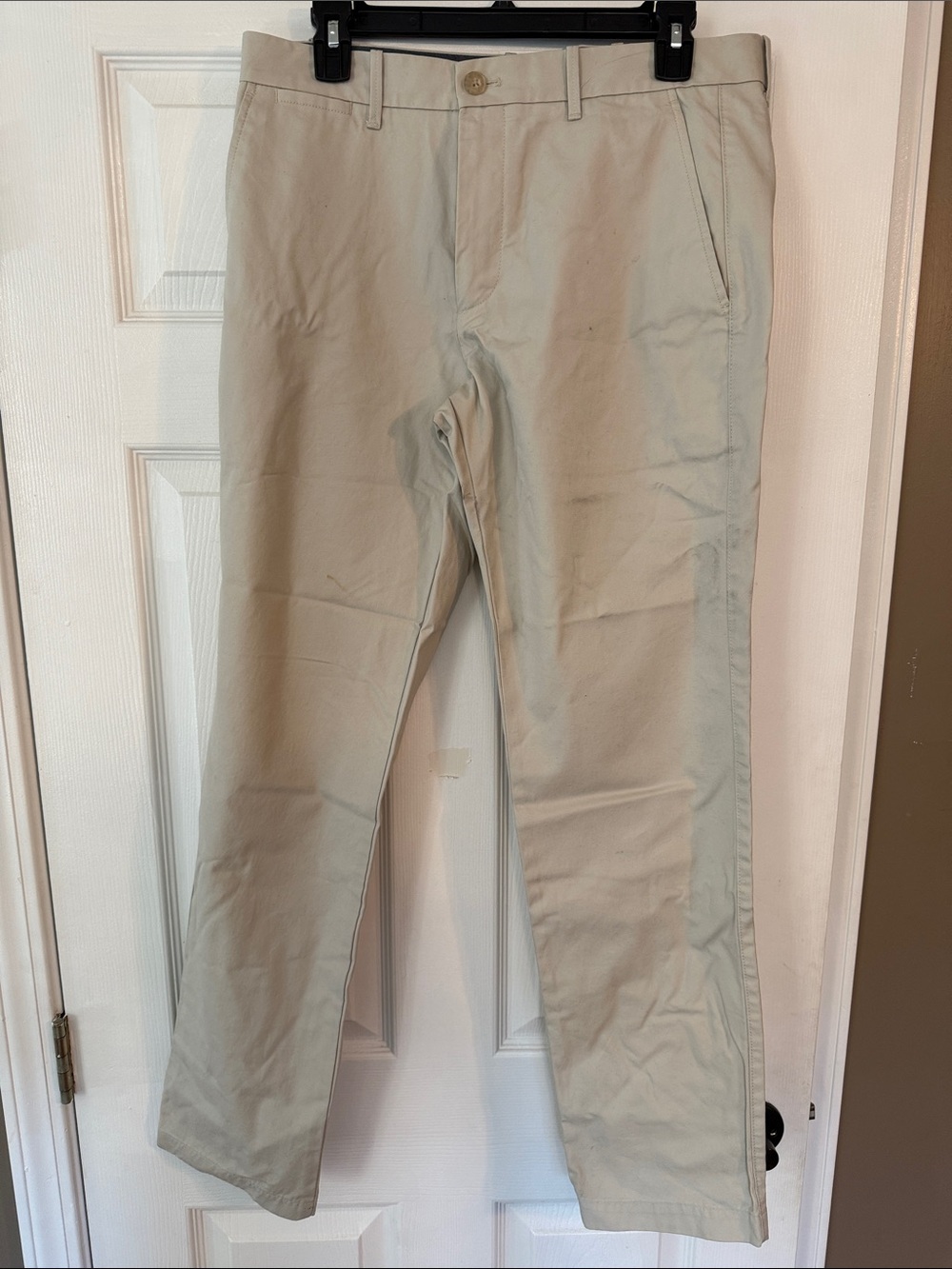GAP Light Beige Straight Chino Pants